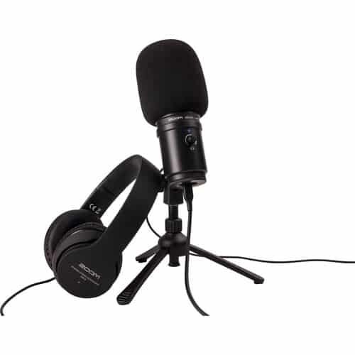 ZOOM ZUM-2 Podcast Mic Pack with ZUM-2 Mic/Headphones/Stand/Cable/Windscreen
