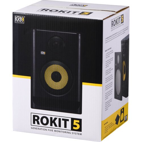KRK ROKIT 5 G5 5″ 2-Way Active Studio Monitor (Pair)