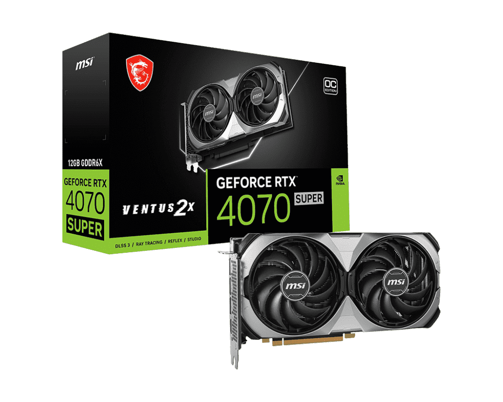 MSI GeForce RTX 4070 SUPER VENTUS 2X OC Graphic Card